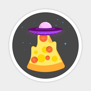 Pizza ufo. Magnet